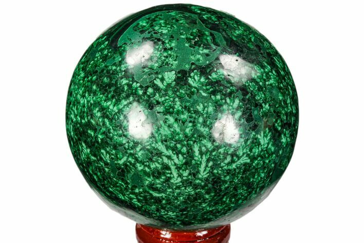 Gorgeous Polished Malachite Sphere - Congo #106263